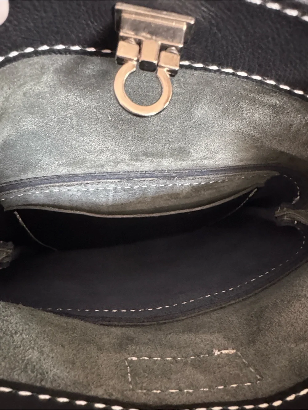 Navy and Black Messenger Crossbody